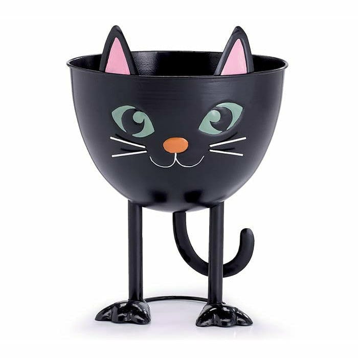 Burton and Burton HOLIDAY: HALLOWEEN TABLETOP BLACK CAT CANDY BUCKET