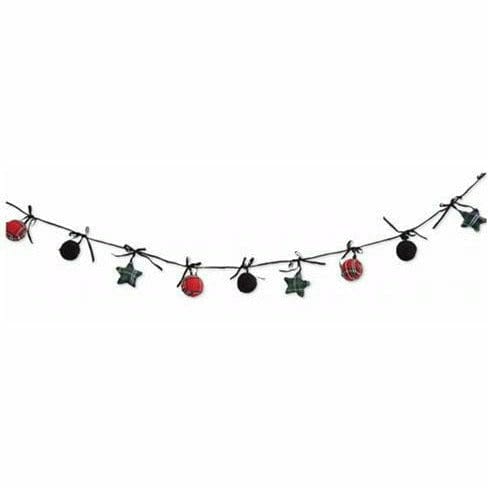 C. R. Gibson HOLIDAY: CHRISTMAS Garland - Rustic Holiday