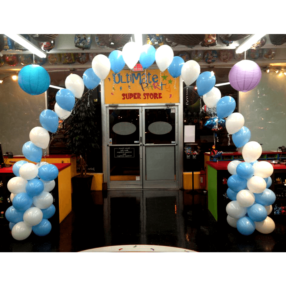 Single Balloon Arch with Columns