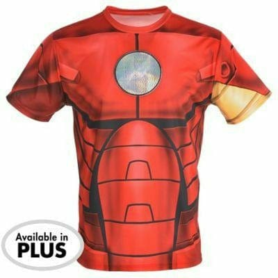 COSTUMES USA COSTUMES: ACCESSORIES Adult L/XL Iron Man T-Shirt