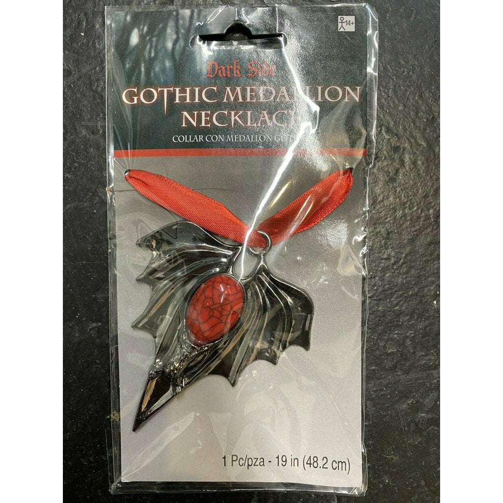 COSTUMES USA Dark Side Gothic Medallion Necklace