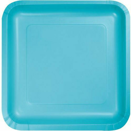 Creative Converting BASIC Bermuda Blue Plates 18ct