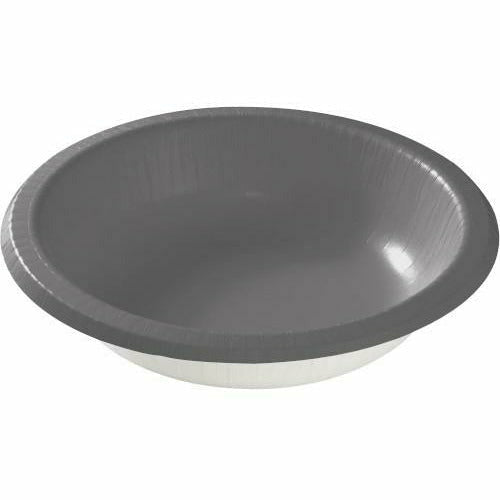 Creative Converting BASIC Glamour Gray Bowls 20ct