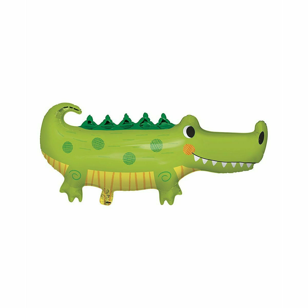 Creative Converting BIRTHDAY: JUVENILE 228A Alligator Birthday Party Shaped Mylar Balloon