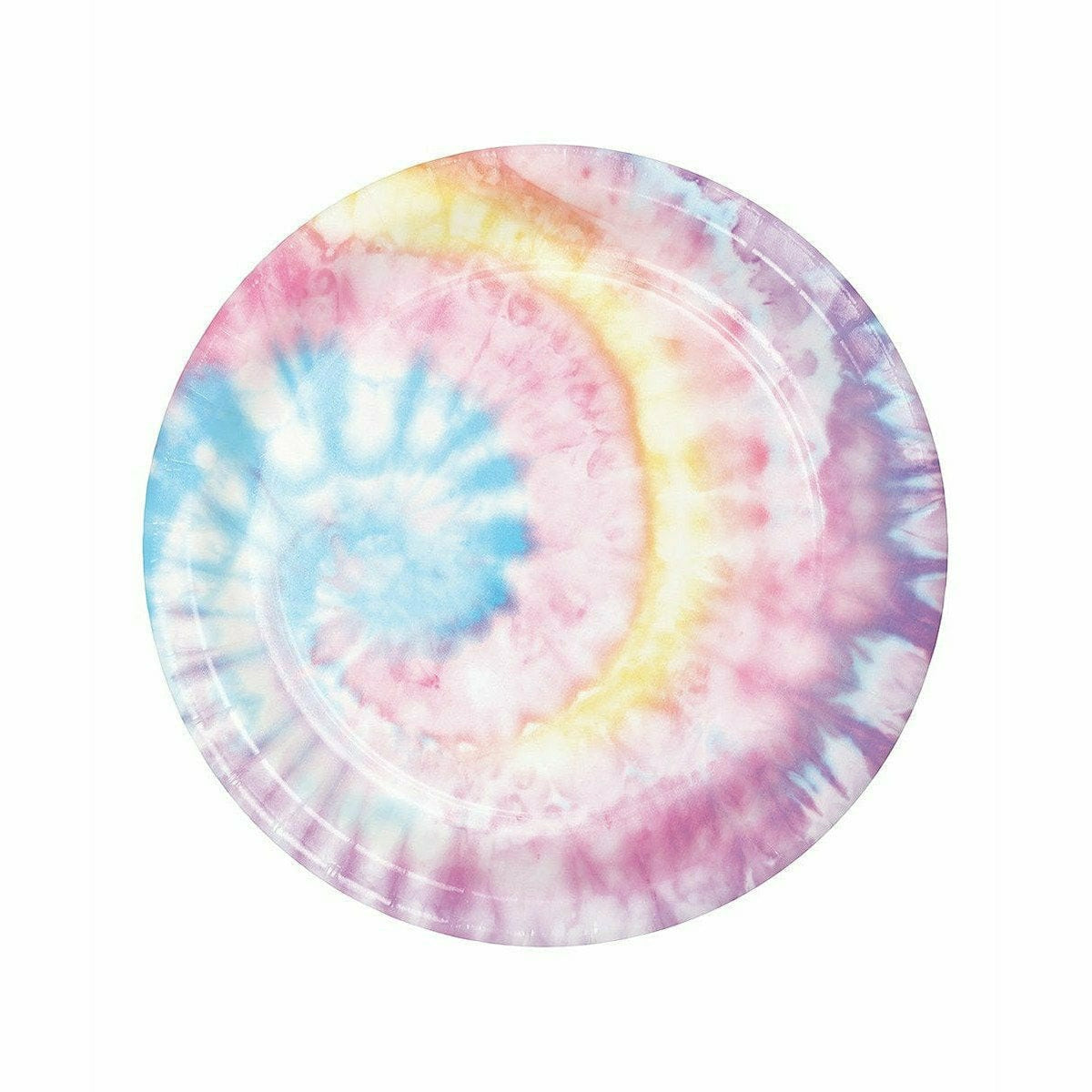 Creative Converting BIRTHDAY Tie Dye 9&quot; Lunch Plates