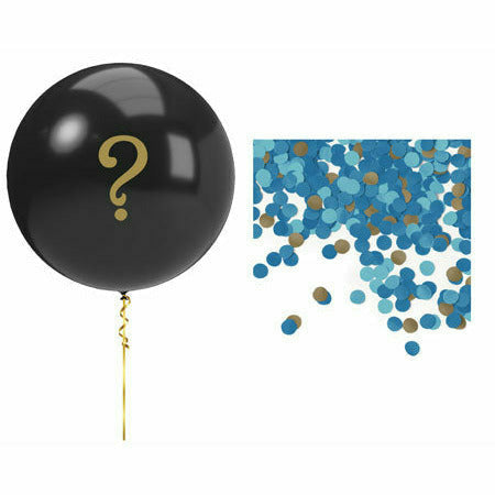 Creative Converting Blue Gender Reveal 36&quot; Latex Balloon Kit