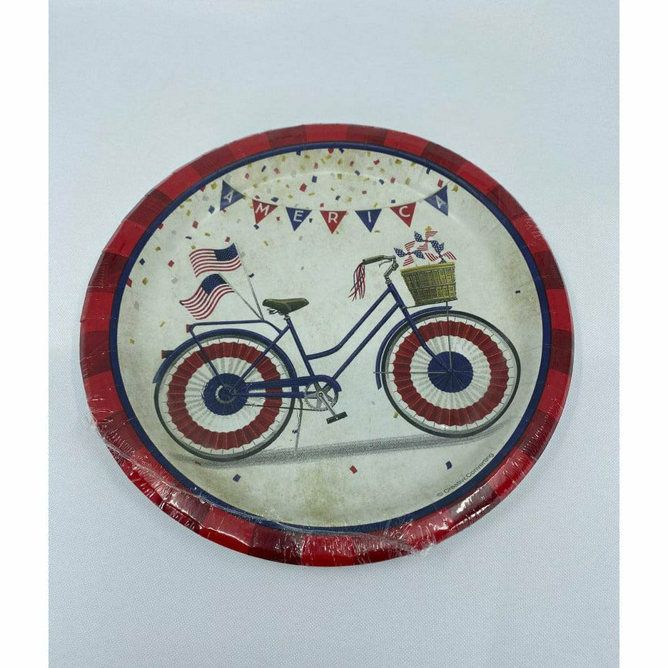 Creative Converting HOLIDAY: PATRIOTIC Patriotic Parade Dessert Plates 8ct