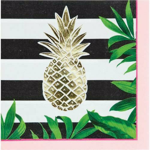 Creative Converting LUAU Pineapple Wedding Lunch Napkins 16ct