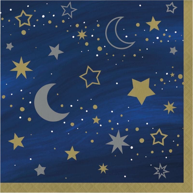 Creative Converting Starry Night Lunch Napkin