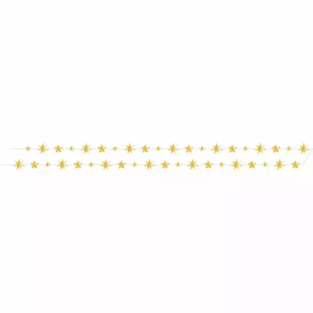 Creative Converting Starry Night Stars Foil Garland