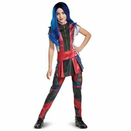 Disguise COSTUMES Girls S (4-6x) Girls Evie Classic Costume - Descendants 3