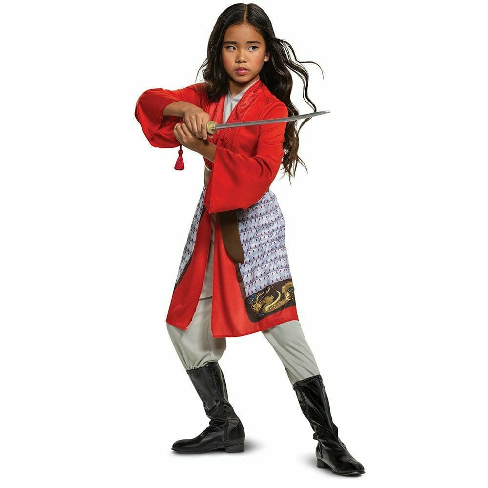 Disguise COSTUMES Girls XS 3T-4T Girls Mulan Hero Red Dress Classic