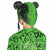 Disguise COSTUMES: WIGS Adult Billie Eilish Double Bun Wig - Green