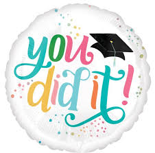 17&quot; You Did It Graduation Foil Balloon