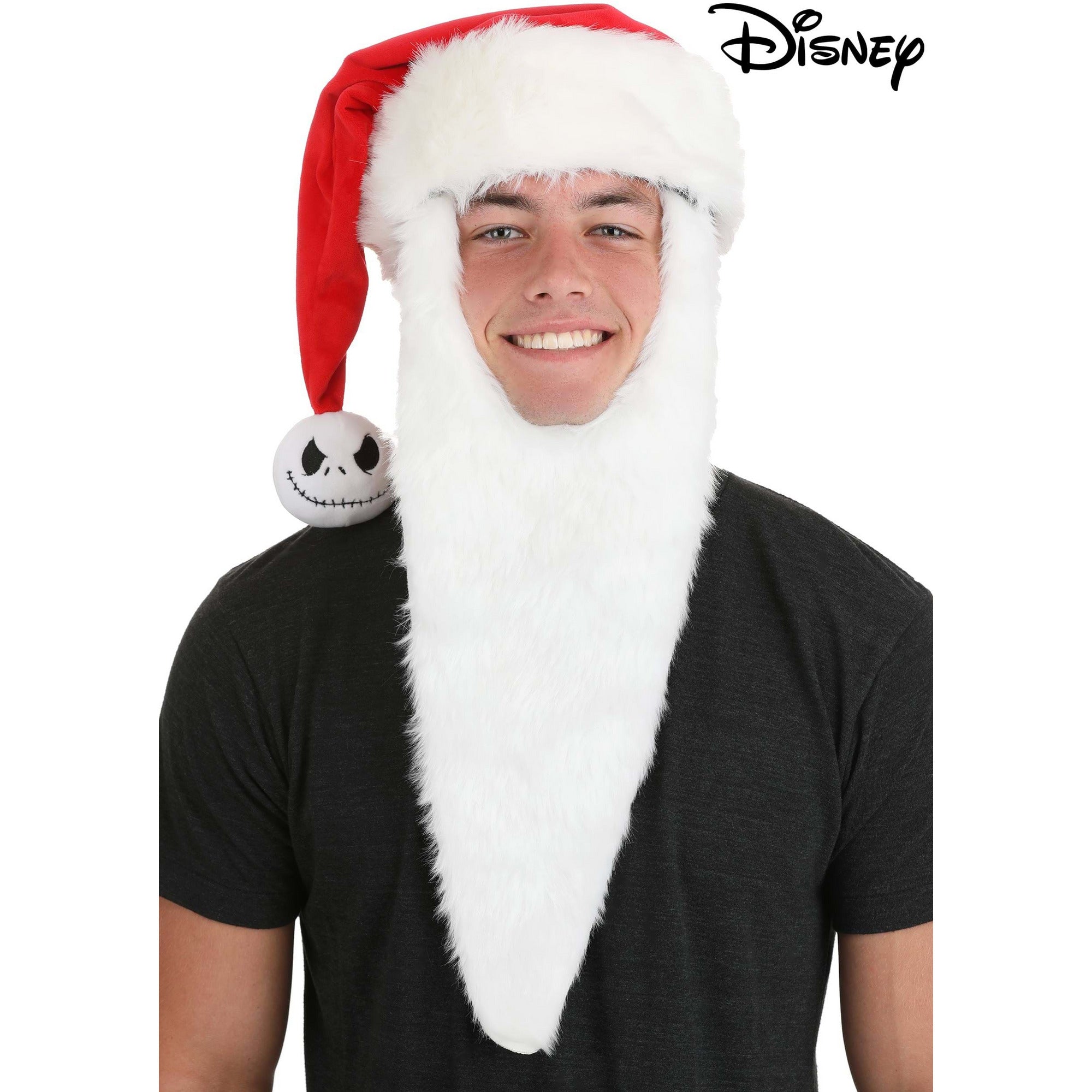 Elope HOLIDAY: CHRISTMAS Nightmare Before Christmas Jack Skellington Santa Hat