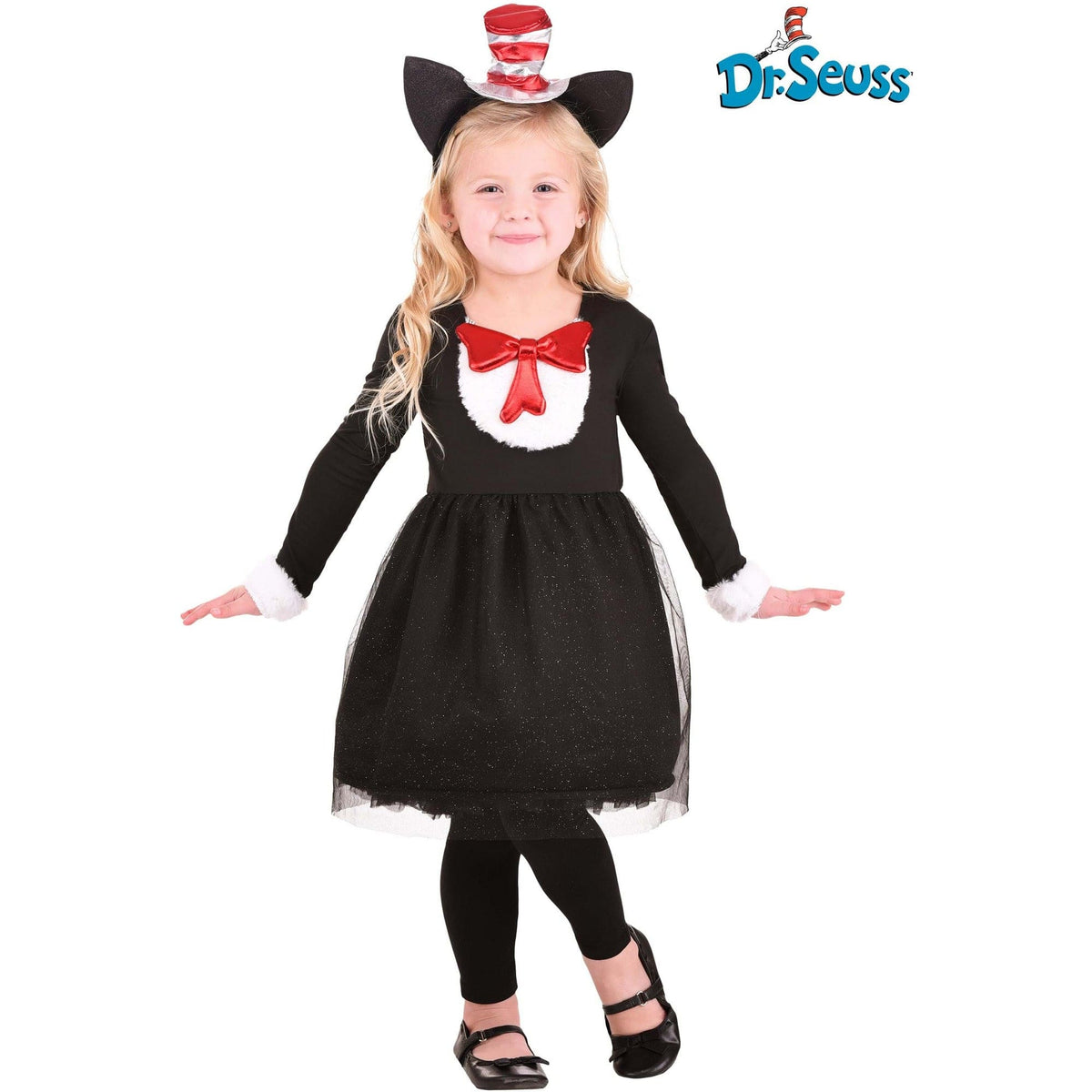 Elope Inc. THEME: DR SEUSS Child-4T Girl&#39;s Cat in the Hat Costume