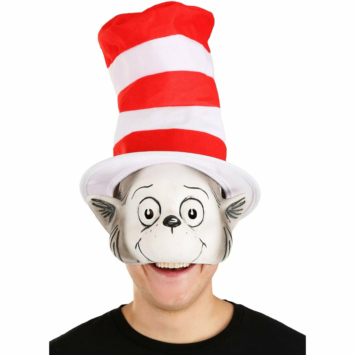 Elope Inc. THEME: DR SEUSS Latex Hat &amp; Mask Kit the Cat in the Hat