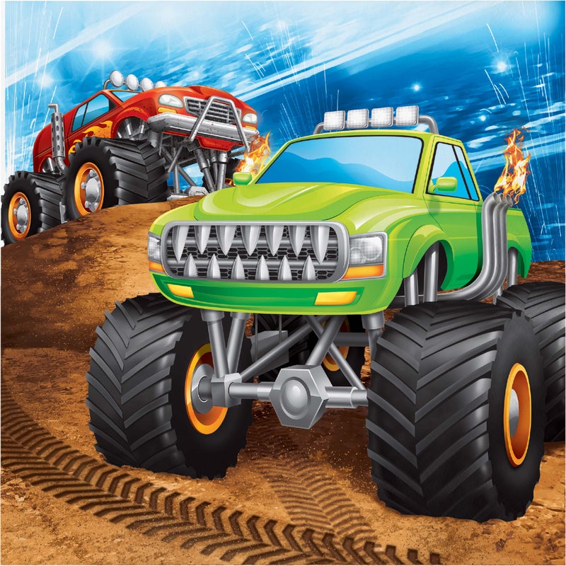 Monster Truck Rally Lunch Napkins