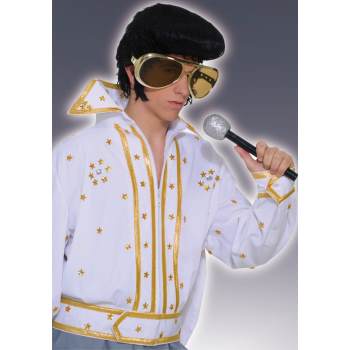 FORUM NOVELTIES INC. COSTUMES: ACCESSORIES Glasses-jumbo Rock N Roll-gold Glasses