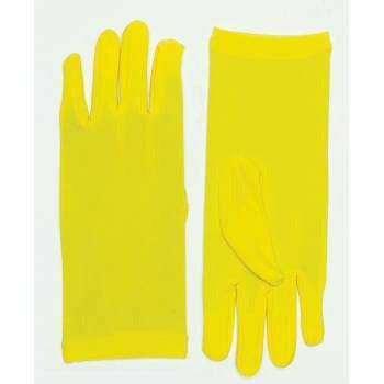 Forum Novelties, Inc. COSTUMES: ACCESSORIES YELLOW SHORT GLOVES