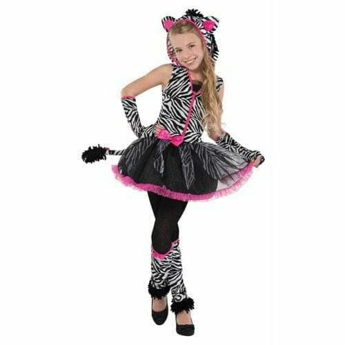 FORUM NOVELTIES INC. COSTUMES Large (12-14) Girls Sassy Stripes Costume