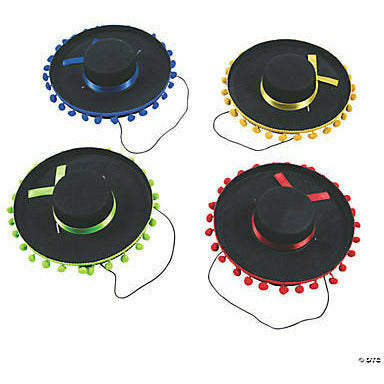 FUN EXPRESS HOLIDAY: FIESTA Felt Mariachi Hats