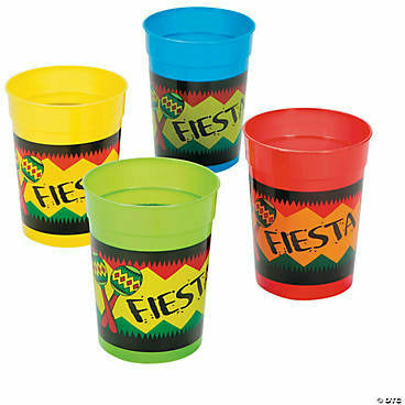 FUN EXPRESS HOLIDAY: FIESTA Plastic &quot;Fiesta&quot; Cups