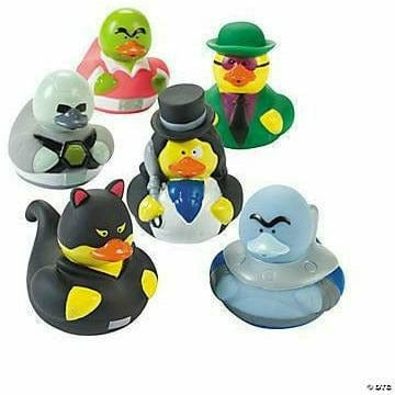 FUN EXPRESS Super Villain Rubber Duckies