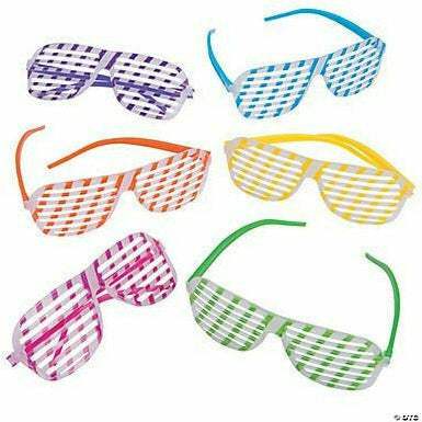 FUN EXPRESS TOYS Child’s Bright Color Glow-in-the-Dark Shutter Glasses