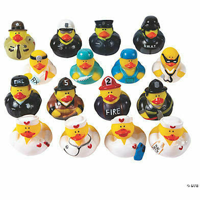 FUN EXPRESS TOYS Community Helper Rubber Duckies Assortment