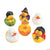 FUN EXPRESS TOYS Halloween Rubber Ducks INDIVIDUAL