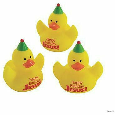 FUN EXPRESS TOYS Happy Birthday Jesus Rubber Duckies