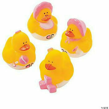 FUN EXPRESS TOYS Mini Baby Girl Shower Rubber Duckies