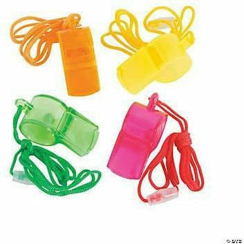 FUN EXPRESS TOYS Transparent Whistles