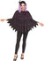 FUN WORLD COSTUMES: ACCESSORIES Purple Glitter Spider Web Poncho