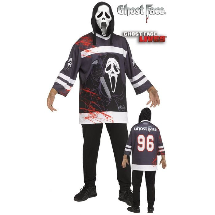 Fun World COSTUMES Ghost Face® Horror Jersey &amp; Mask - Adult