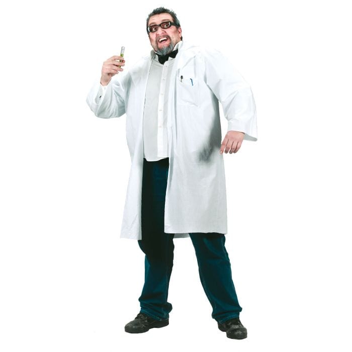 Fun World COSTUMES Mad Scientist Lab Coat - Plus