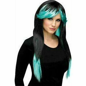 Fun World COSTUMES: WIGS Blue Street Rocker Wig