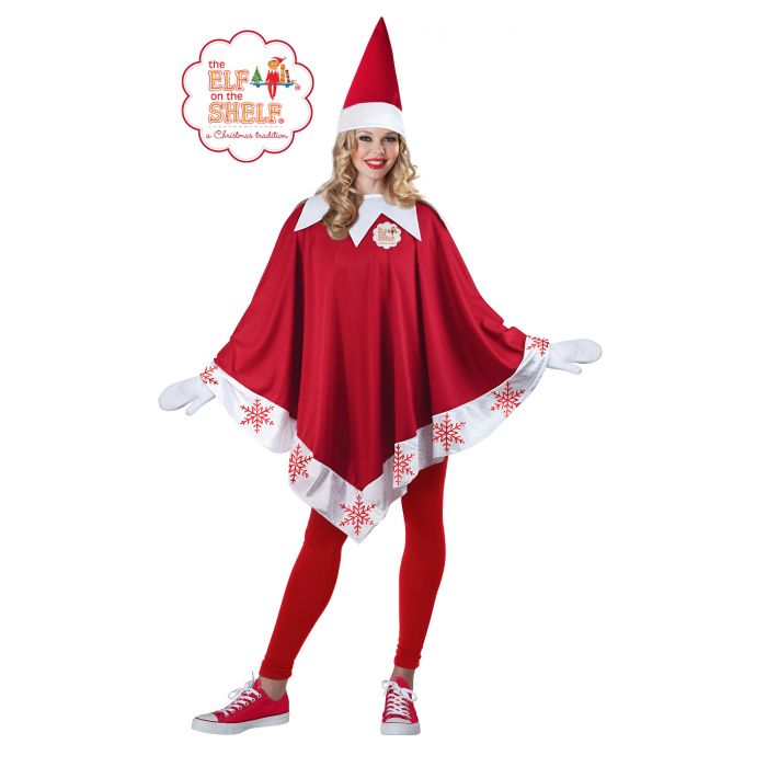 Fun World HOLIDAY: CHRISTMAS The Elf on the Shelf® Adult Elf Poncho