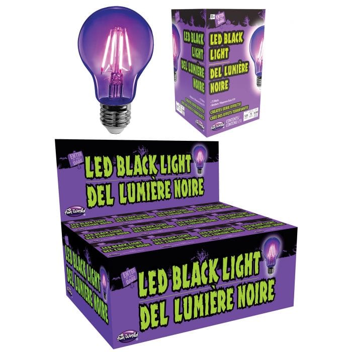 Fun World HOLIDAY: HALLOWEEN LED Black Light Bulb