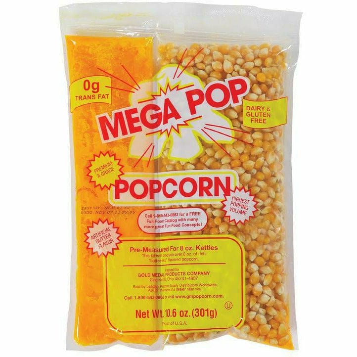 GOLD MEDAL CONCESSIONS BOX 10.6 OZ POPCORN KIT