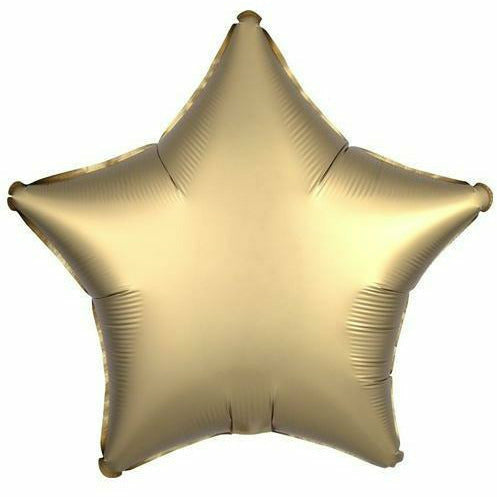 Mayflower Distributing BALLOONS 002 19&quot; Gold Star Foil