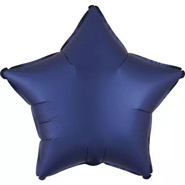 Mayflower Distributing BALLOONS 017 19" Luxe Navy Star Star Foil