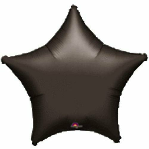 Mayflower Distributing BALLOONS 025 29&quot; Black Star Foil