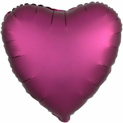 Mayflower Distributing BALLOONS 030 17&quot; Pomegranate Heart Foil