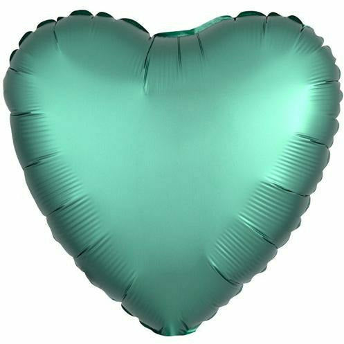 Mayflower Distributing BALLOONS 034 17&quot; Jade Heart Foil