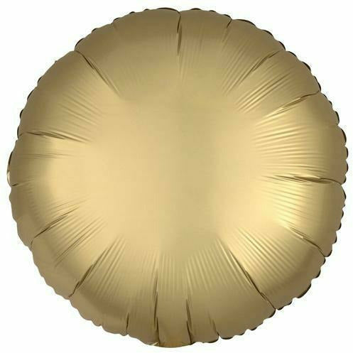 Mayflower Distributing BALLOONS 051 17&quot; Gold Circle Foil