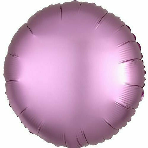 Mayflower Distributing BALLOONS 053 17&quot; Flamingo Pink Circle Foil