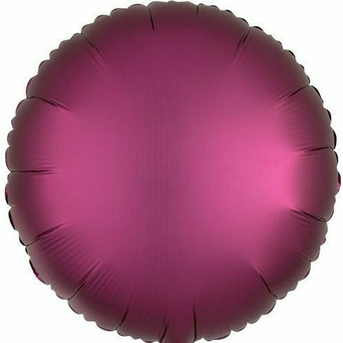 Mayflower Distributing BALLOONS 054 17&quot; Pomegranate Circle Foil