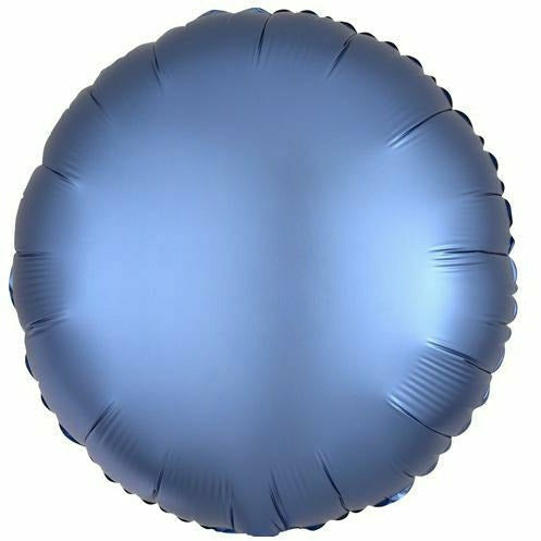 Mayflower Distributing BALLOONS 056 17&quot; Azure Circle Foil